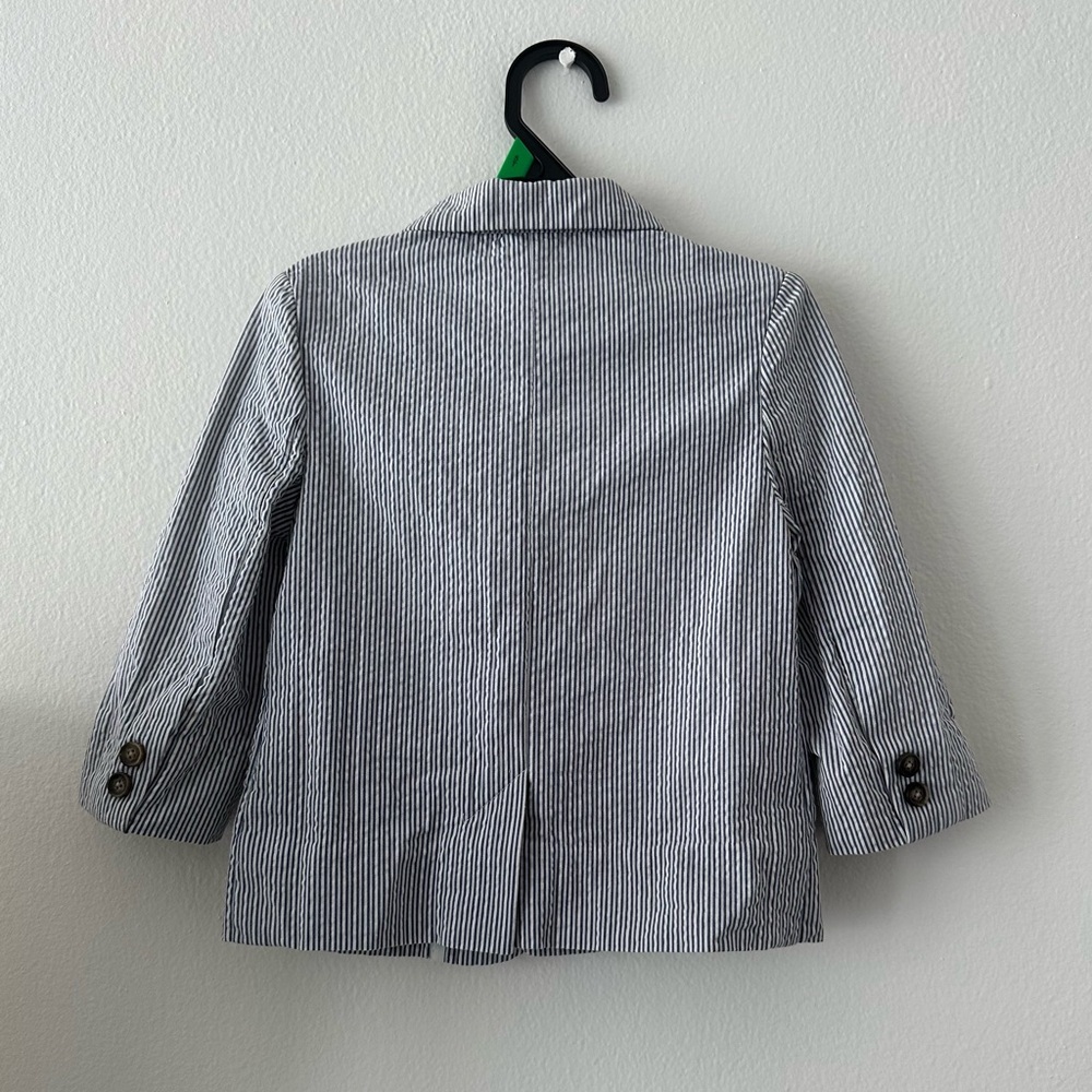 Janie and Jack Stripe Seersucker Suit Blazer - Picture 2 of 5